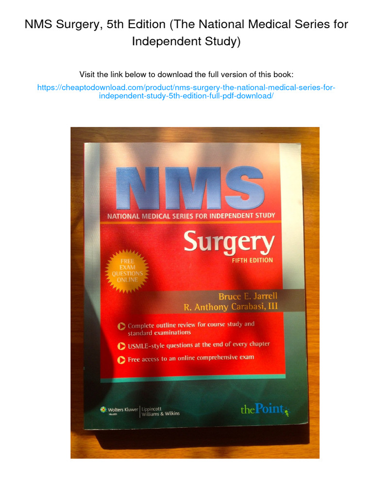 NMS Surgery, 5th Edition (The National Medical Series For