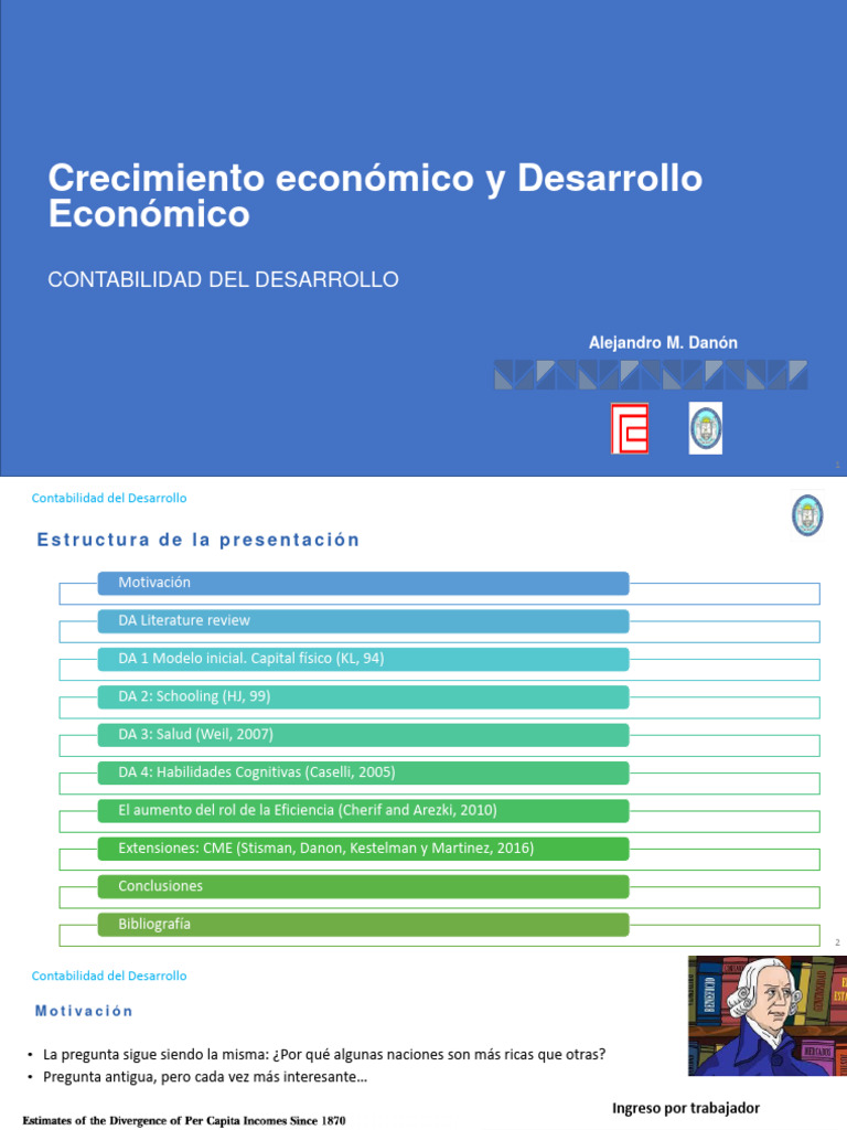 Clase 11. Development Accounting | PDF | Negocios económicos | Ciencias ...