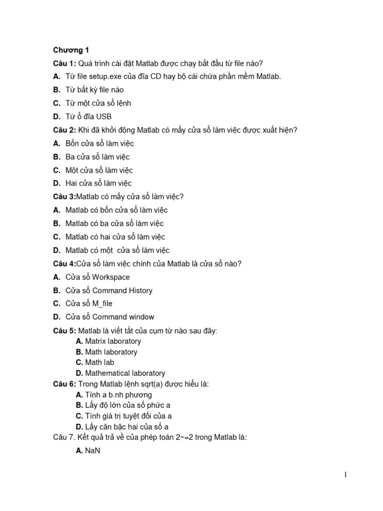 Chương 1 LTGT | PDF