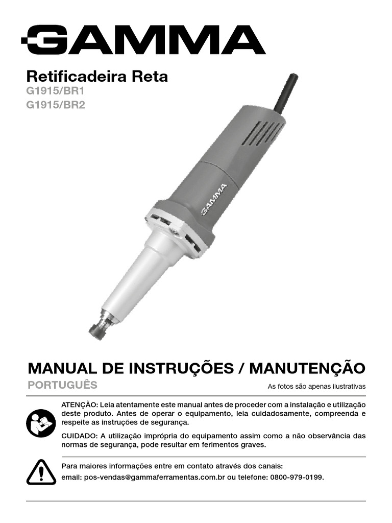 Manual da Retificadeira Reta G1915 | PDF | Tecnologia e Engenharia