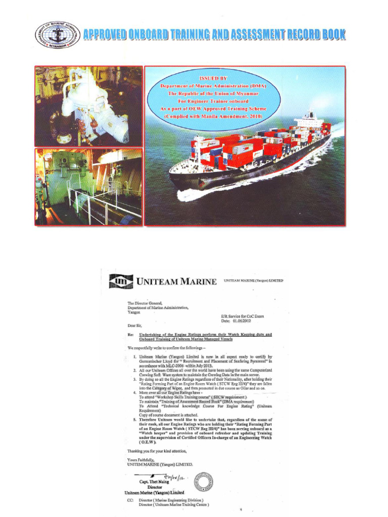 DMA Training Record Book Guide | PDF | Electric Generator | Amplifier