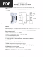 Brinell Hardness Test Manual | PDF | Hardness | Mechanical Engineering