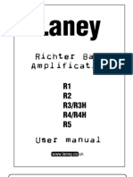 Laney Richter Bass Amplification User Manual</TITLE