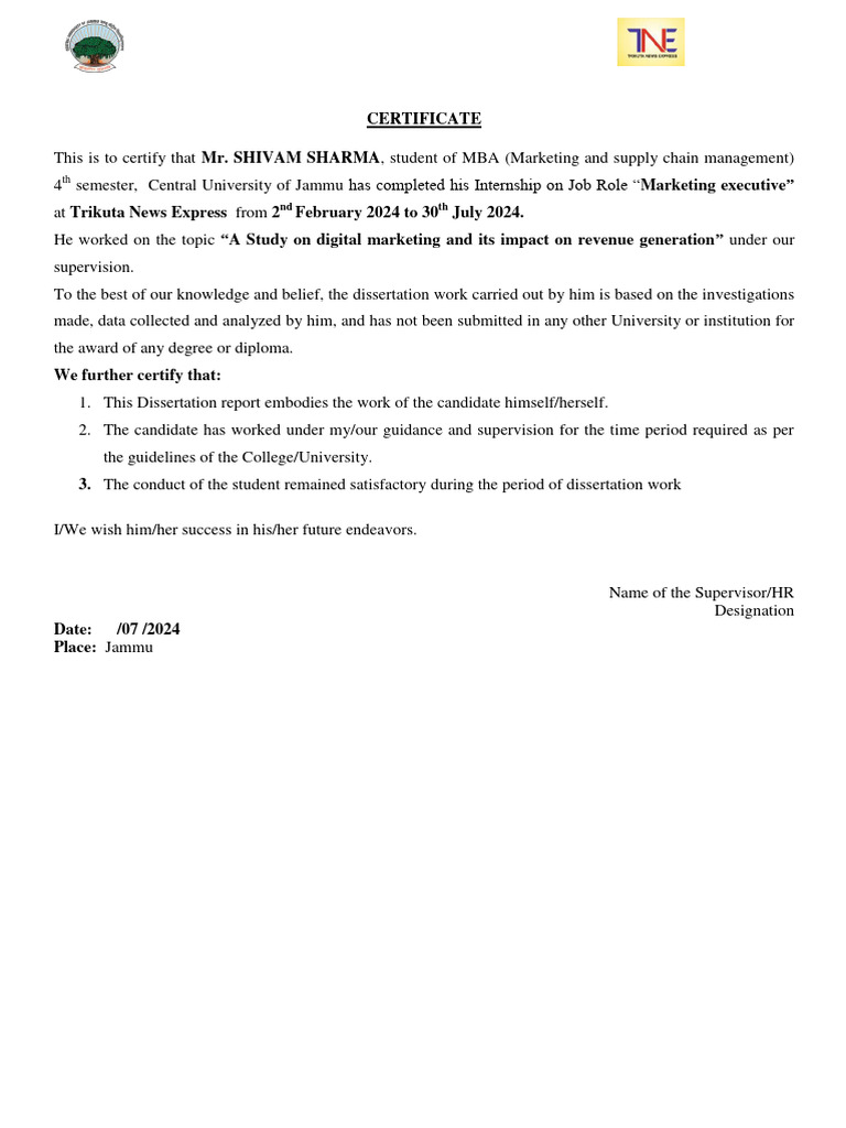 final-daily-dairy-report-shivam-pdf-customer-relationship