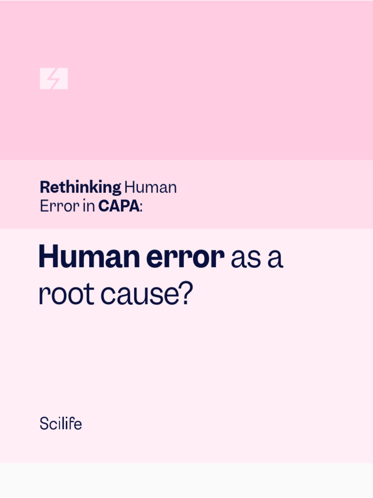 Rethinking Human Error in CAPA | PDF | Attention | Cognition