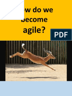 How Can We Become Agile?