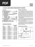 TC4428ACPA MOSFET-Treiber – 1,5A, 2 Kanäle, 4,5? Produktbild-Vorschau 4