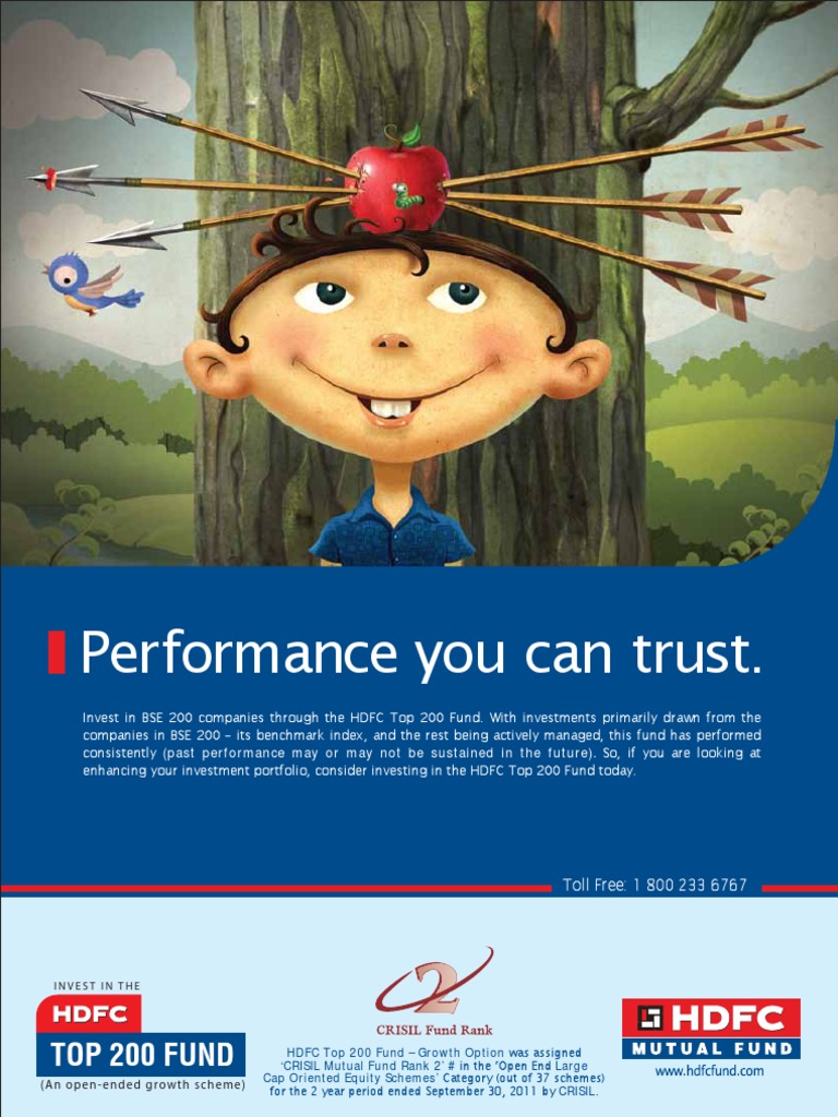 Hdfc top 200 fund leaflet pdf active management mutual funds