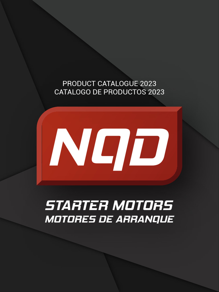 33110 Catalogo Motor de Arranque NQD 2023 | PDF | Renault | Volkswagen
