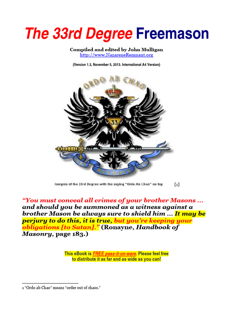 The 33rd Degree Freemason (PDFDrive) | PDF | Freemasonry, image size:768x1024
