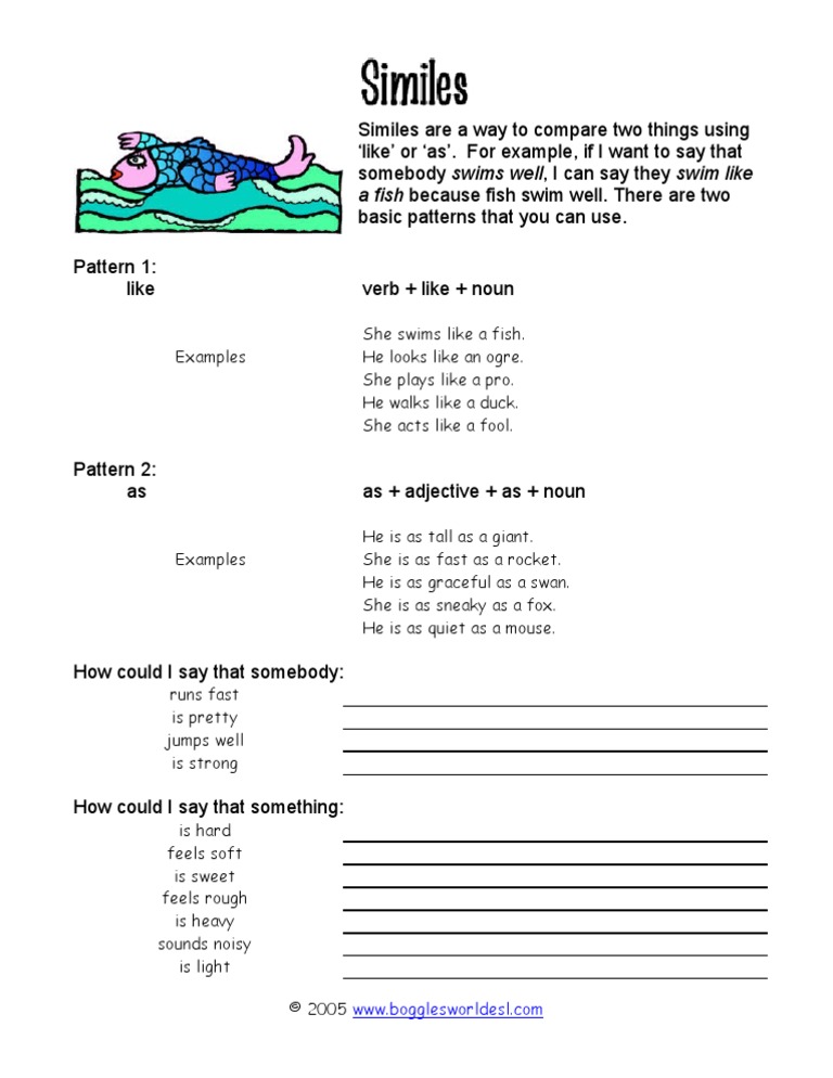 Similes | PDF