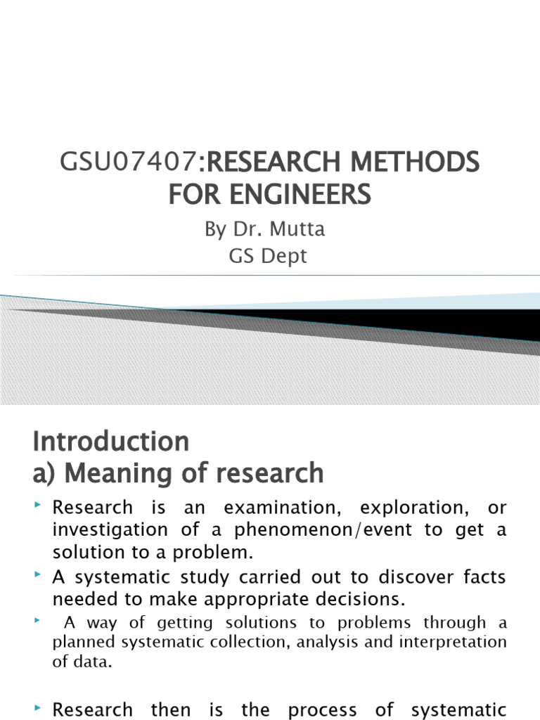 Research Methods for Engineers Explained | PDF | Sampling (Statistics ...