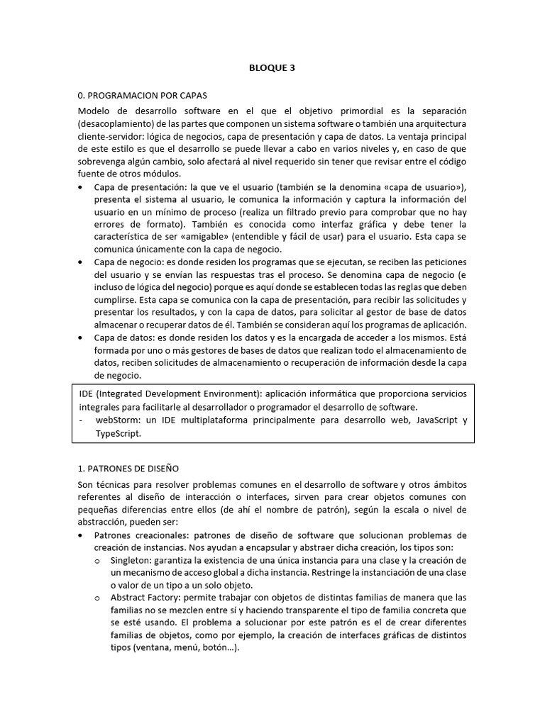 Basicos Bloque 3 | PDF | HTML | Lenguaje de modelado unificado