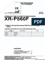 XR-P560 - RRV1626 Service Manual