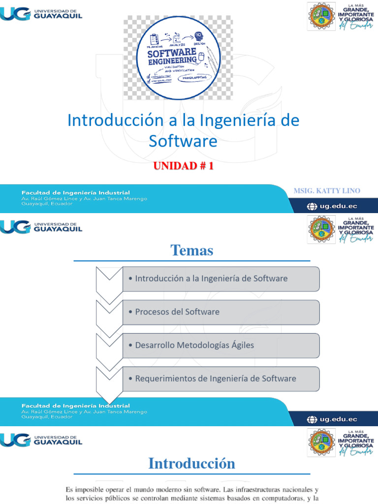 UNIDAD 1 - Introducción A La Ingenieria de Software | PDF | Software ...