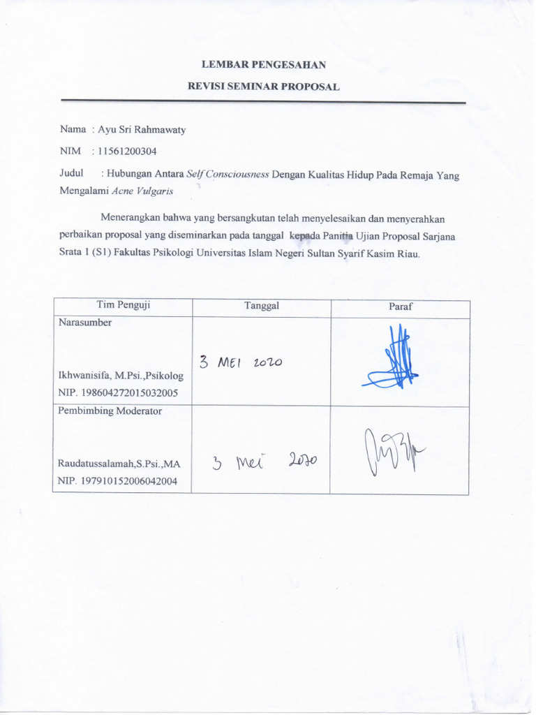 Lembar Pengesahan | PDF