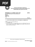 Paper 2 Est peperiksaan akhir tahun sbp 2011 ting 4 