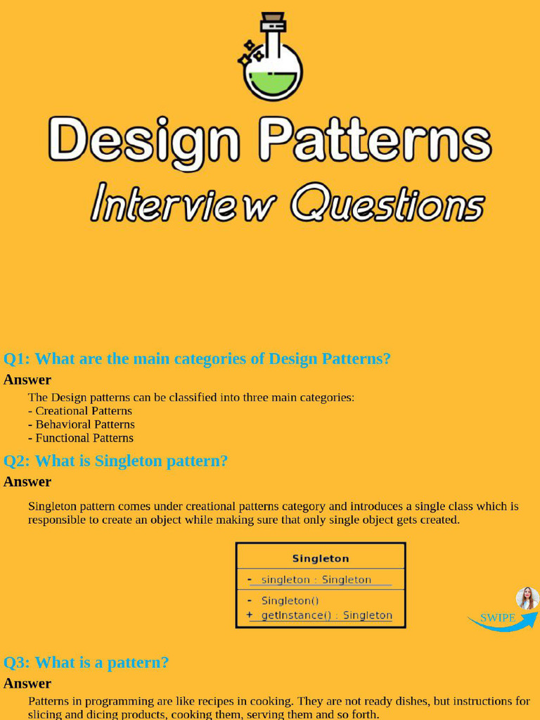 Design Patterns Interview Questions 1646147028 | PDF
