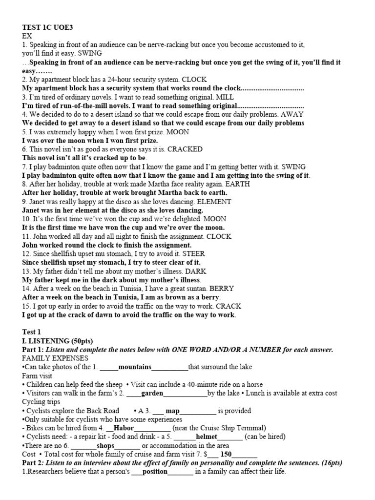 7 July TEST 1C UOE32 | PDF | Galaxy | Universe