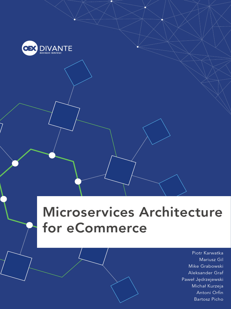 Microservices Architecture for E-Commerce | PDF | Databases | Cache ...