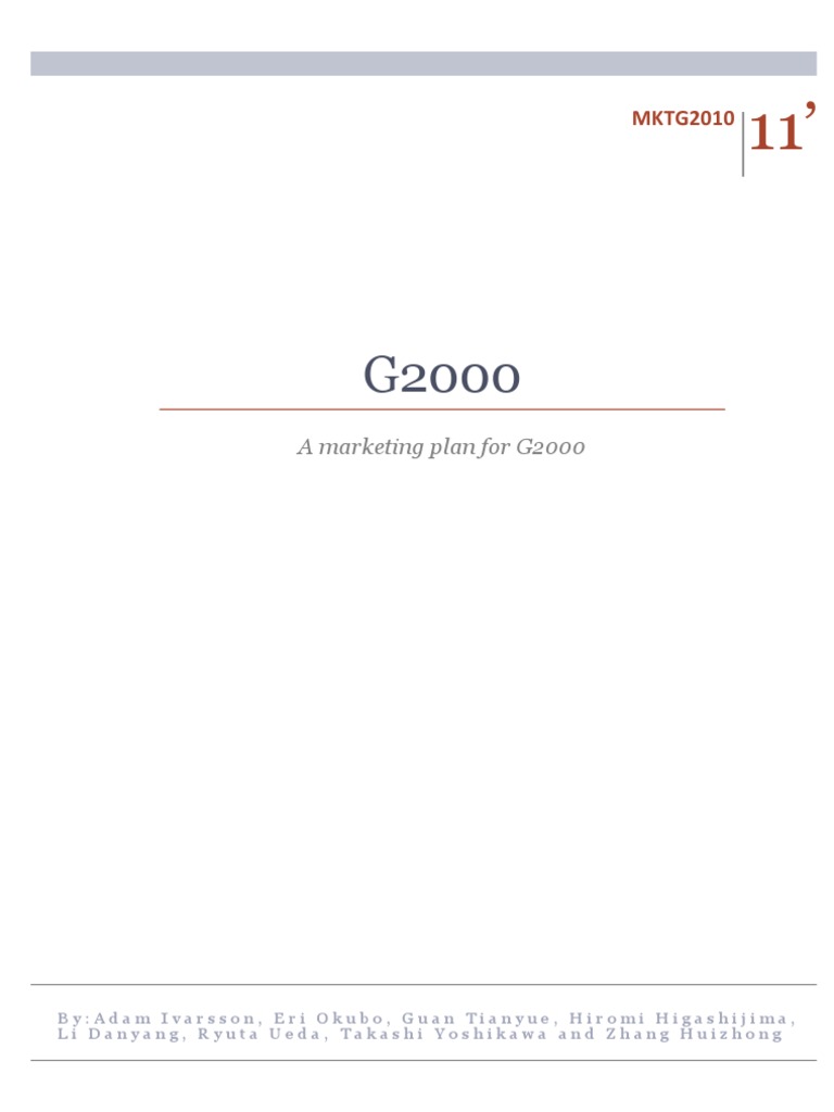 Mktg2010 Written Report Brand Marketing Strategy