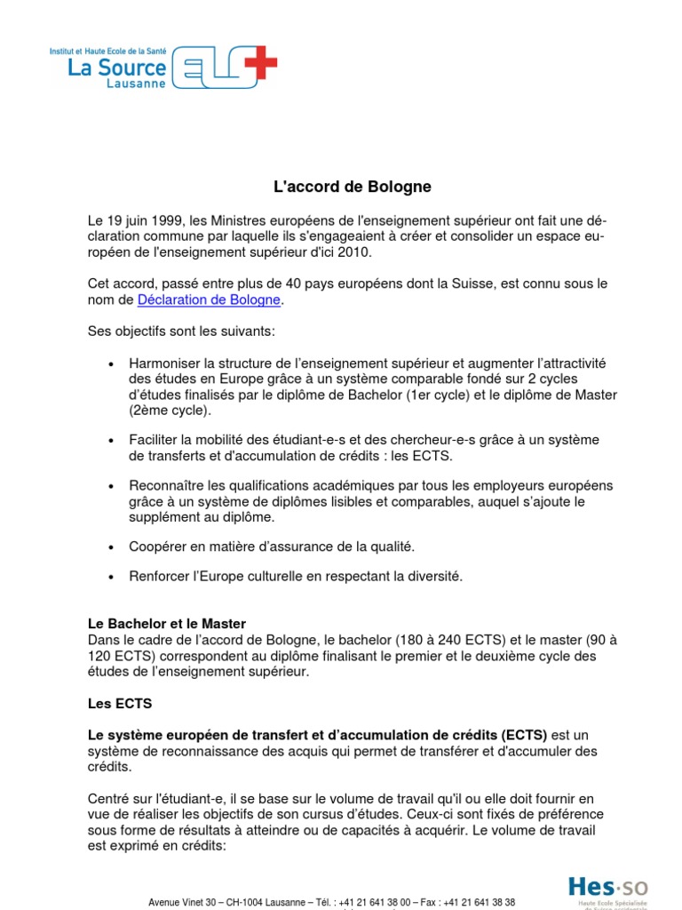 Accords_de_Bologne__ELS Business Enseignement supérieur