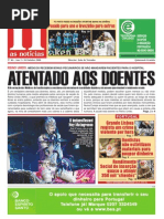 Primeira Pagina "As Noticias" Nº 46 de 24 Outubro 2008