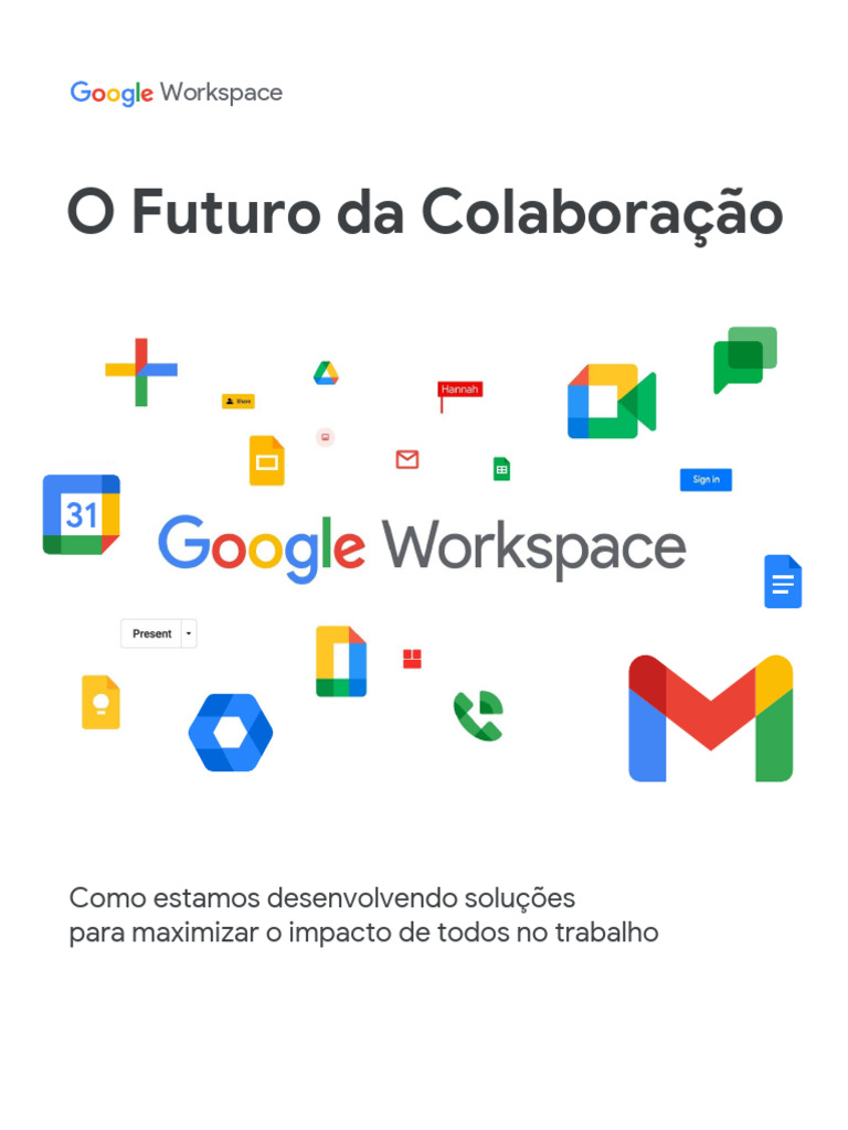 Colaboração Eficiente com Google Workspace | PDF | Aplicativo para ...