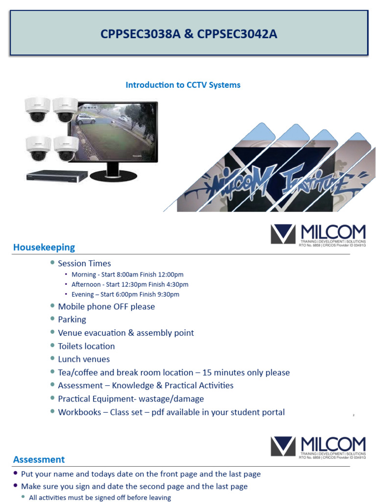 CCTV Systems Training Overview | PDF | Closed Circuit Television ...