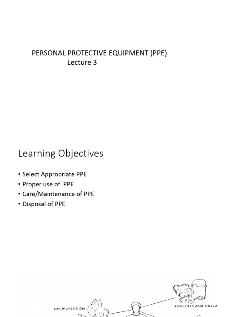 Slide On Ppe Pdf Personal Protective Equipment Occupational
