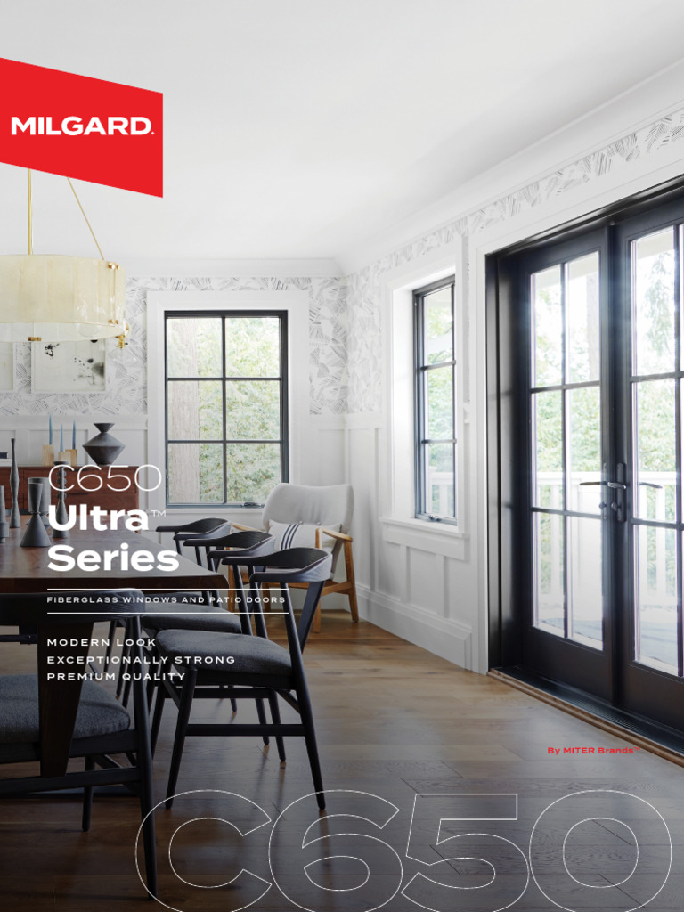 Milgard Ultra C650 Series Brochure | PDF | Window | Door