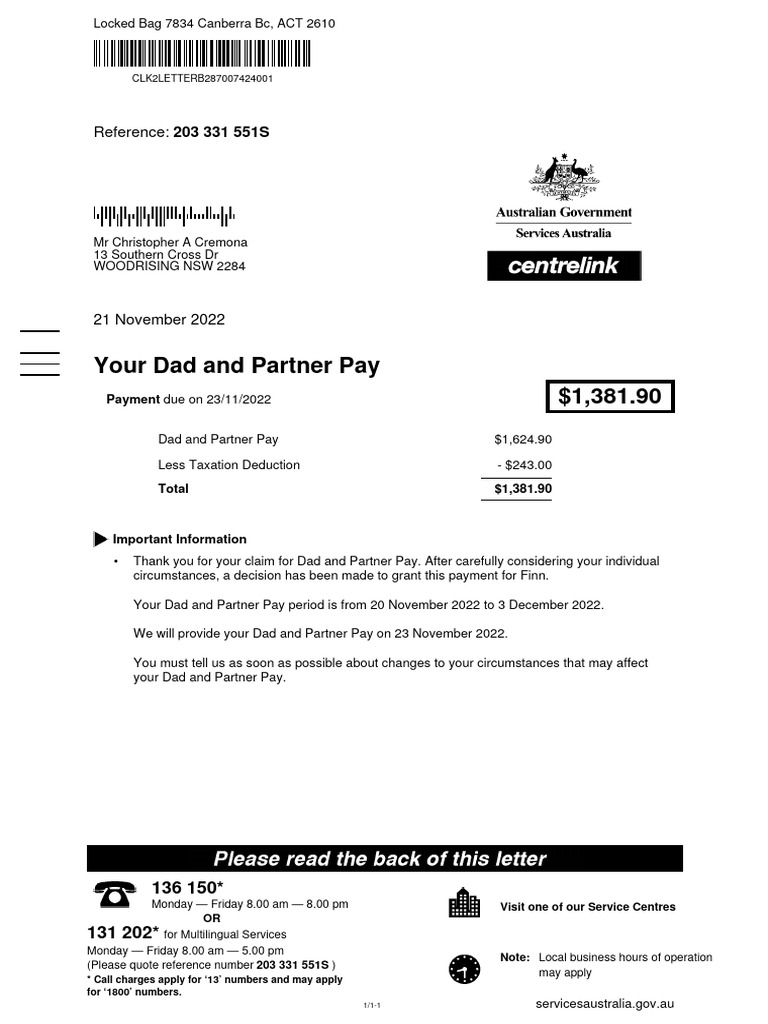 DAP Grant - B287007424 | PDF | Government
