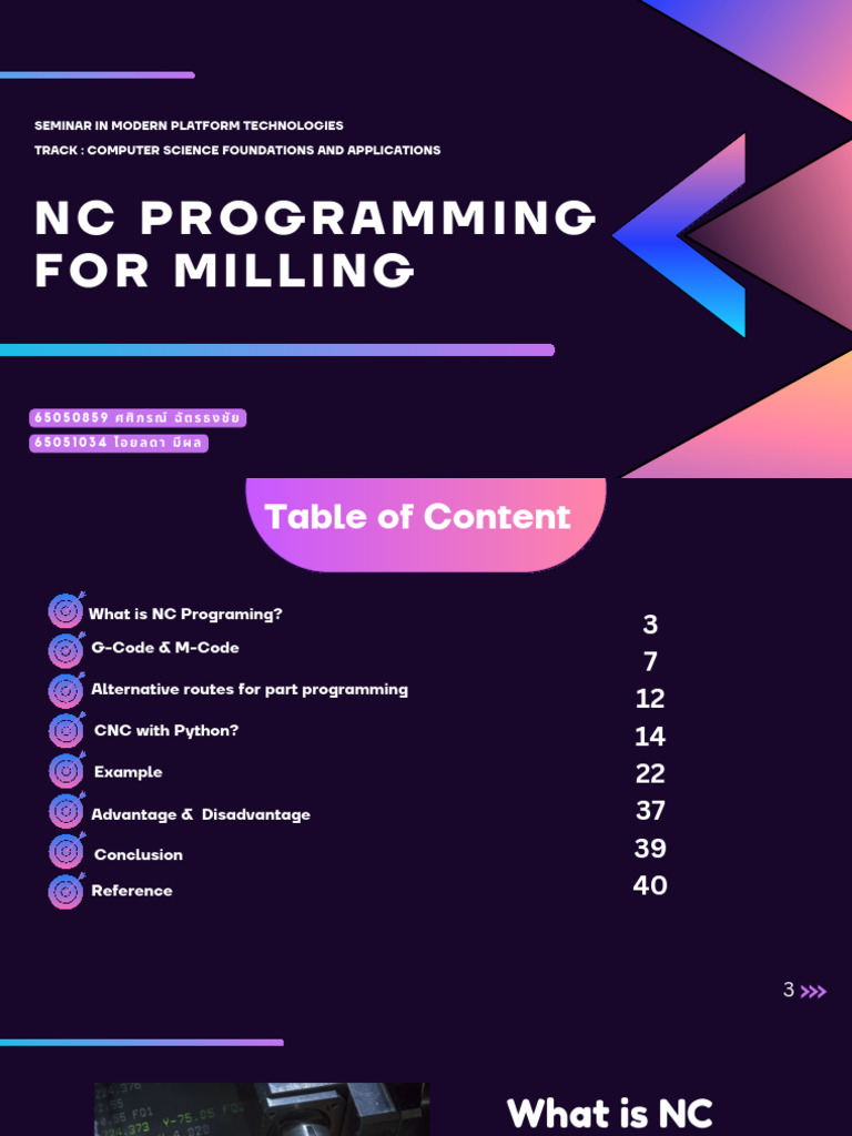 Nc programming for milling pdf