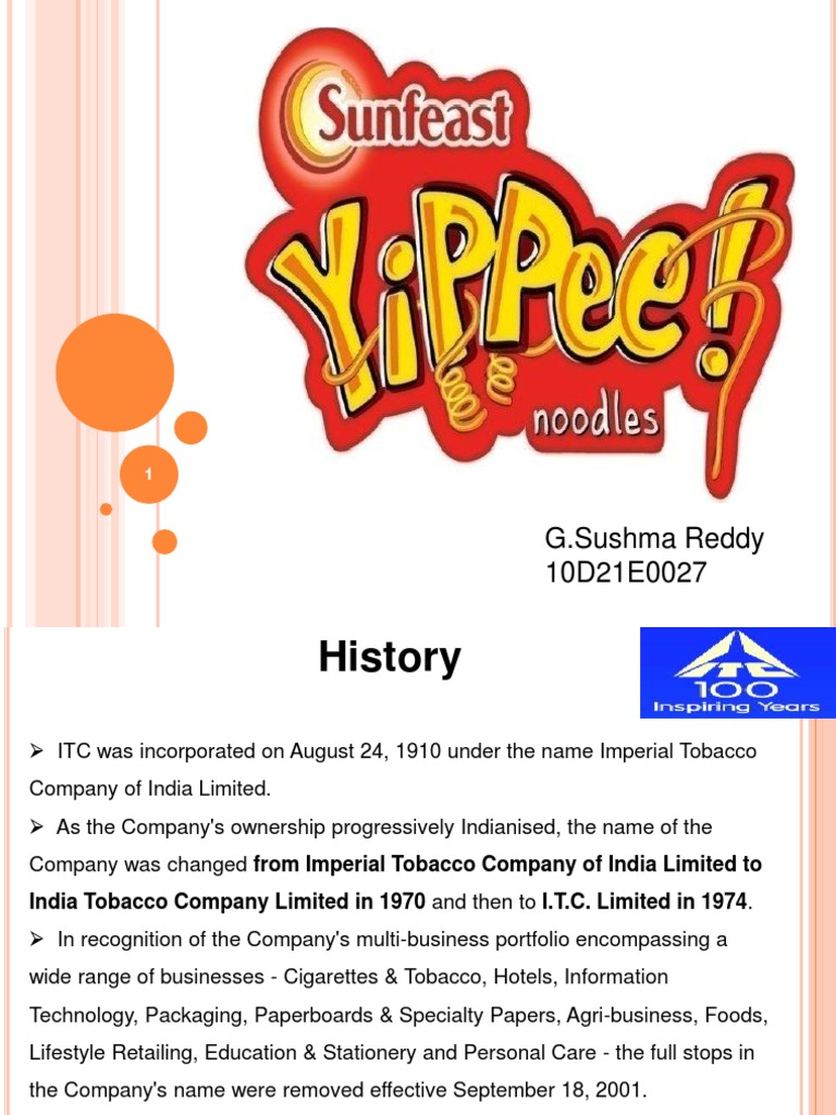 Yippee Noodles: ITC's Market Strategy | PDF | Brand | Tobacco