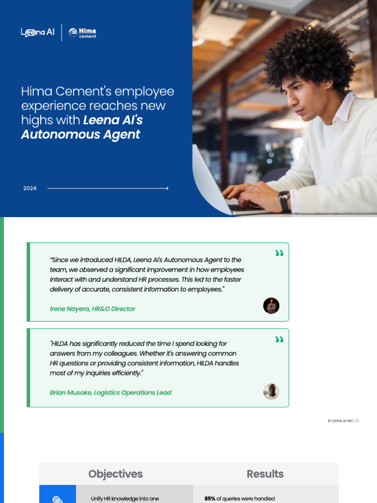 Case Study Hima Cement - Leena AI | PDF | Artificial Intelligence ...