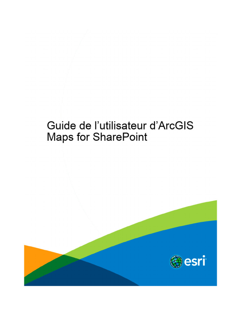 Arcgis Maps For Sharepoint User Guide | PDF | Microsoft SQL Server ...