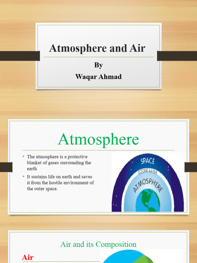 Understanding Earth's Atmosphere and Air | PDF | Atmosphere Of Earth ...
