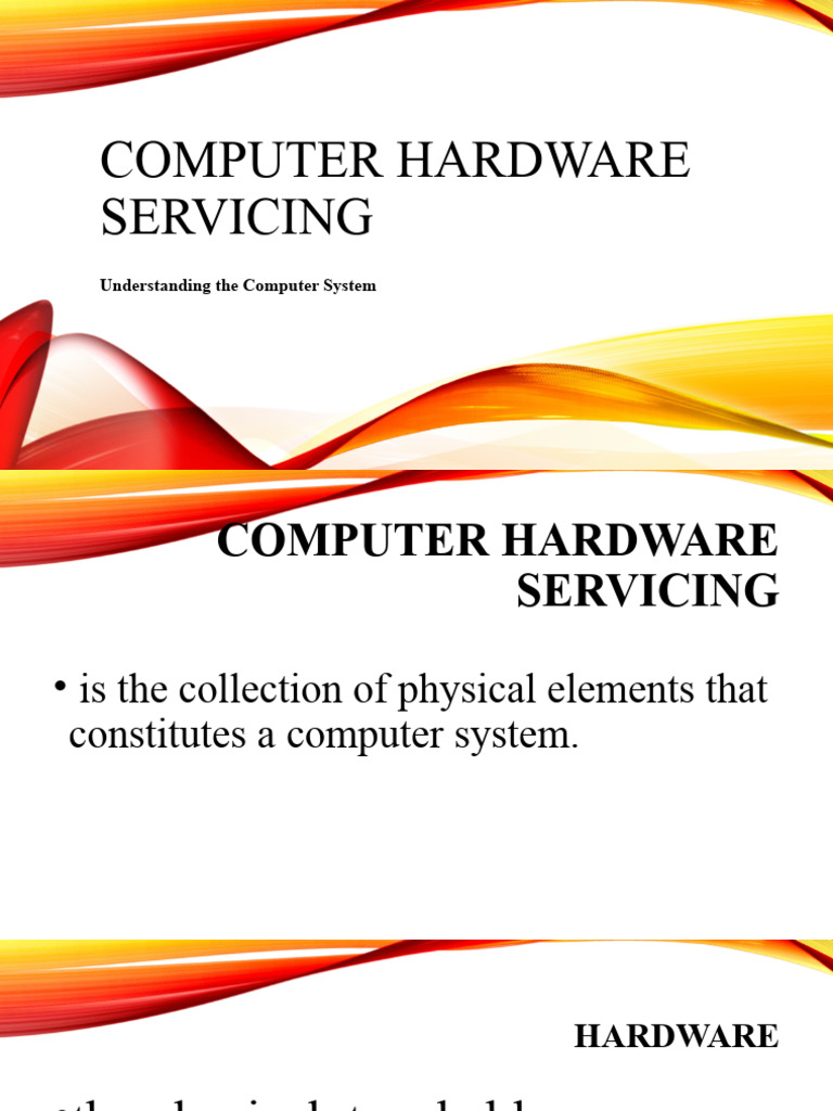 Computer Hardware Components Guide | PDF | Computer Data Storage ...