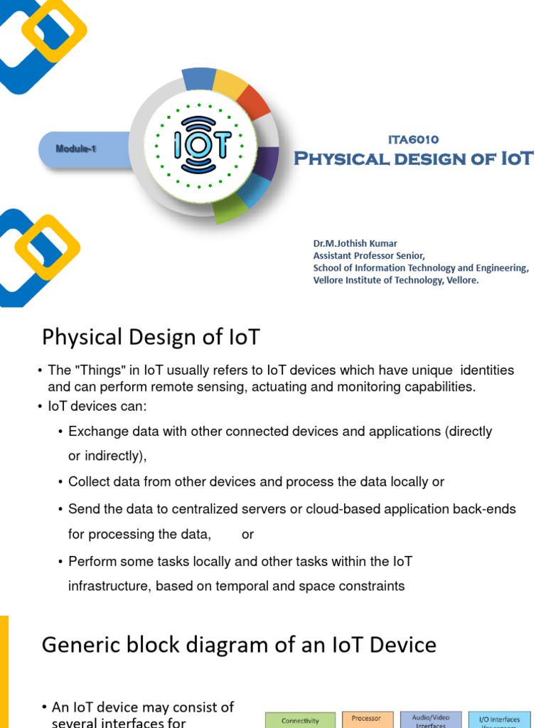 Physical Design of IoT Explained | PDF | Internet Of Things | Digital ...