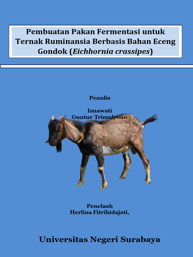 Pakan Fermentasi Ruminansia dari Eceng Gondok | PDF | Kesehatan ...