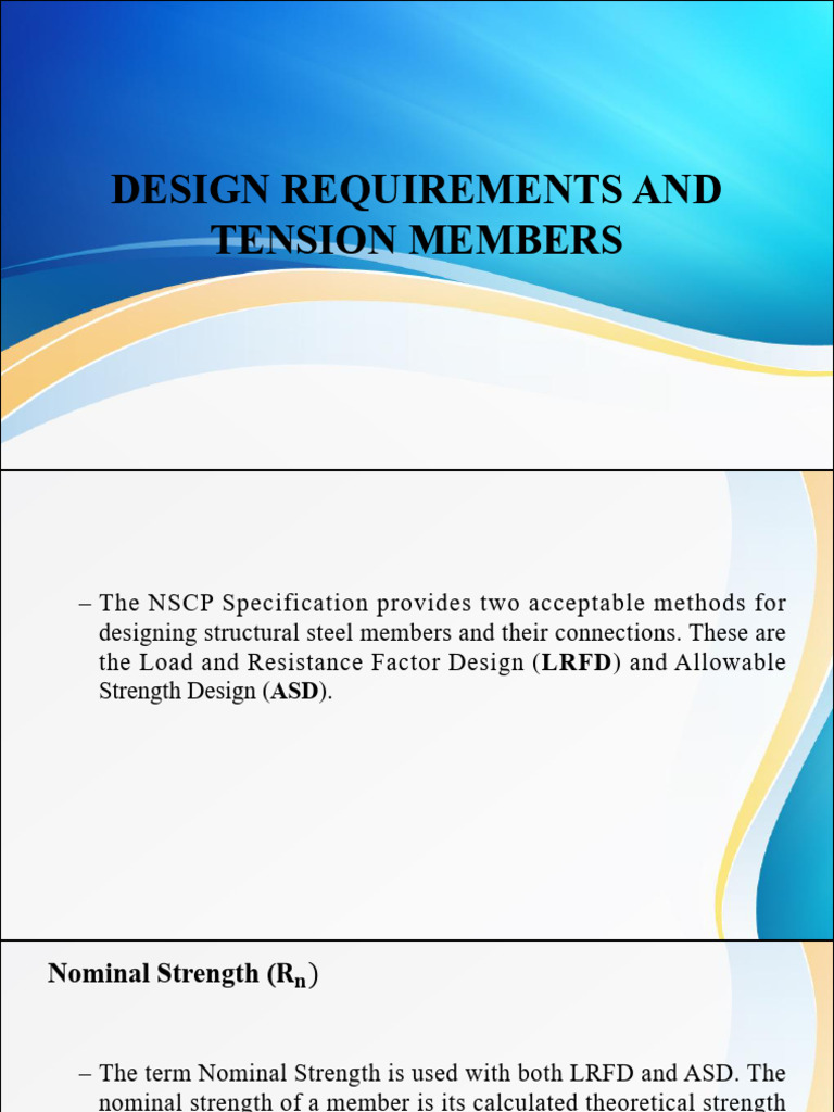 Structural Steel Design Methods | PDF | Strength Of Materials | Tension ...