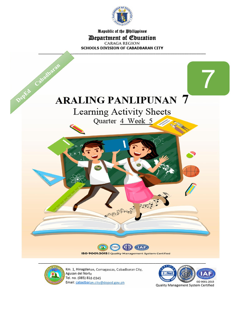 AP-7 Q4 Week 5 | PDF