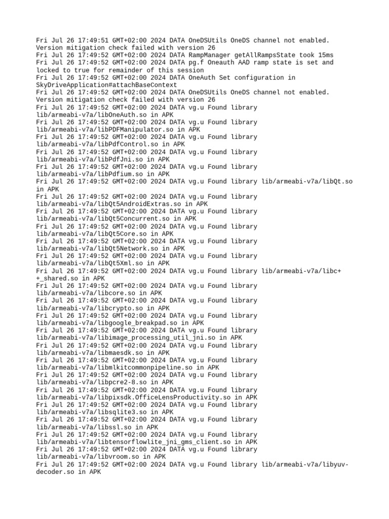 OneDrive Application Log Analysis | PDF | Computer File | Databases