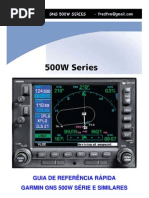 Guia de Referência Rápida - Garmin GNS 500 Series PT-BR
