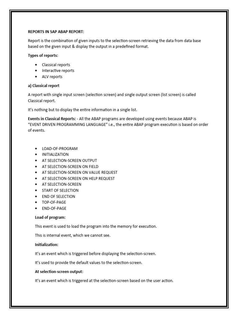 9. Reports | PDF | Software Development | Computer Programming