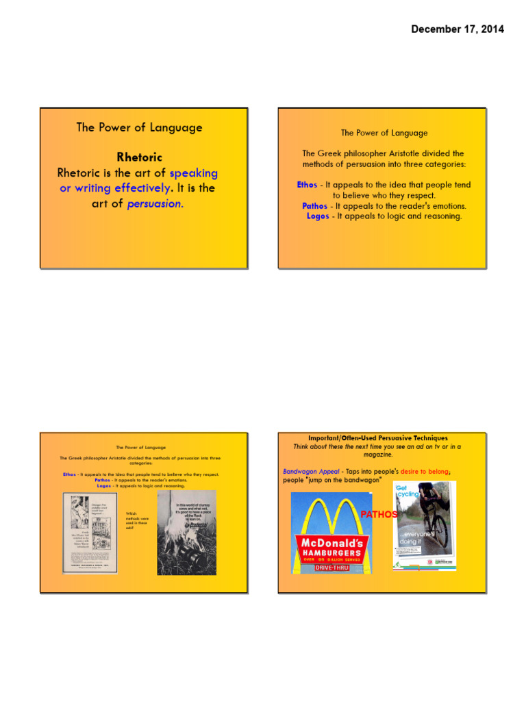 Analyzing Rhetoric in Political Cartoons | PDF | Cartoon | Logos