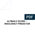 Altman Score Prediction - OK