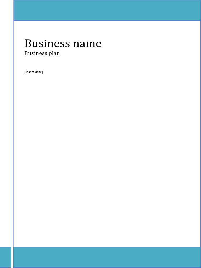 Business Plan Template Archived | PDF | Balance Sheet | Debt