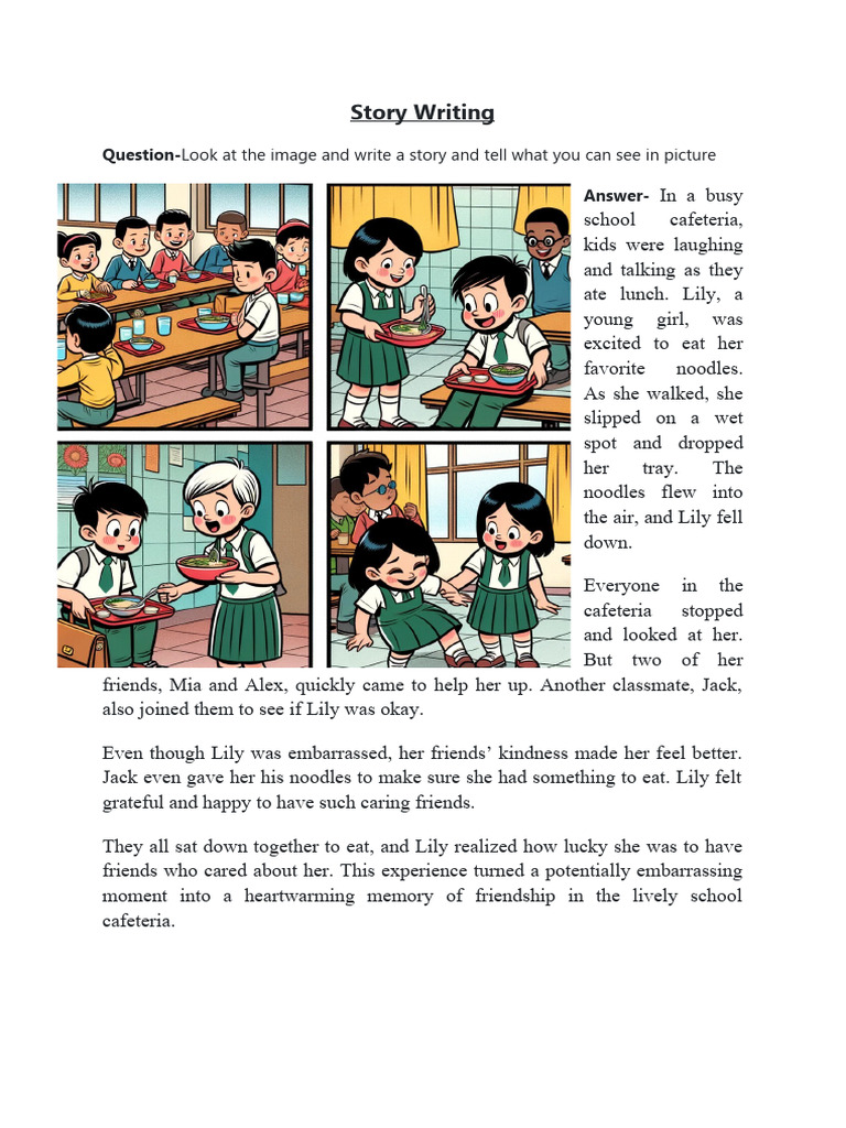 Heartwarming School Cafeteria Story | PDF