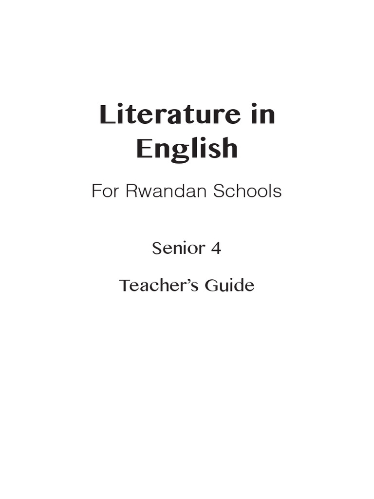 語学・辞書・学習参考書 An Outline of English Literature Literature S4 TG | PDF | Educational Assessment | Learning